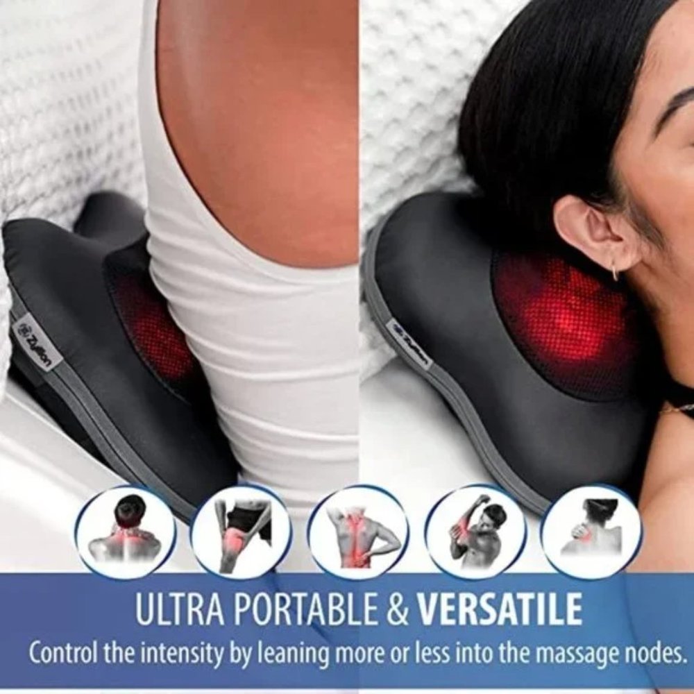 Zyllion Shiatsu Back and Neck Massager With Heat - Picture 7 of 10